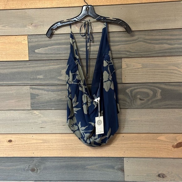 NWT Ramy Brook Jean Printed Halter Top Large reg $265 - Picture 5 of 7